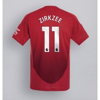 Dres Manchester United Joshua Zirkzee #11 Domáci 2024-25 Krátky Rukáv